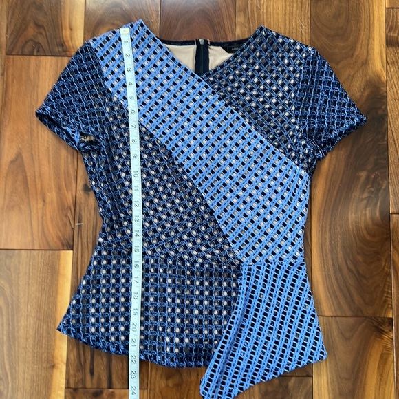 BCBGMaxAzria peplum short sleeve top. Size small - Picture 11 of 11